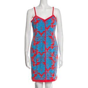 Nicole Miller Floral Paisley Mini Dress  Size Medium